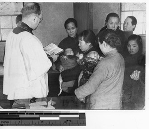 Fr. Lane at Fushun, China, 1939