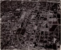 Aerial view of downtown San Jose looking south