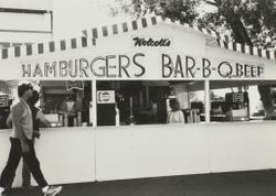 Wolcott's Hamburger Stand at the Sonoma County Fair, Santa Rosa, California, 1993