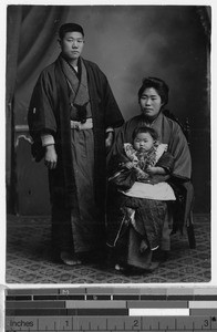 Japanese catechist and family, Korea, ca. 1910-1930
