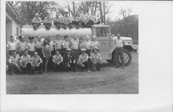 Members of the Kenwood Fire Department, Kenwood, California, 1973