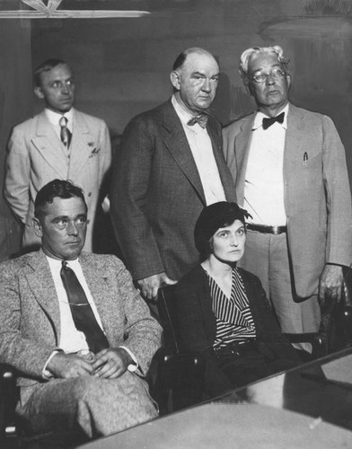 Winnie Ruth Judd with attorneys