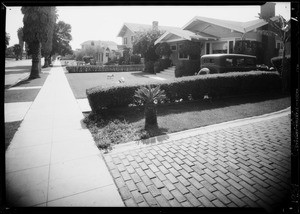 Driveway at 1919 Hillcrest, Southern California, 1934