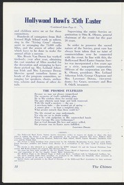 1955 Easter Sunrise Service Program