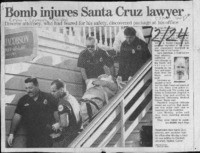 Bomb injures Santa Cruz lawyer