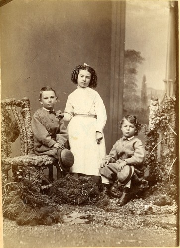 Portrait of Edward William, Mary, and Willis Sherman Clayton