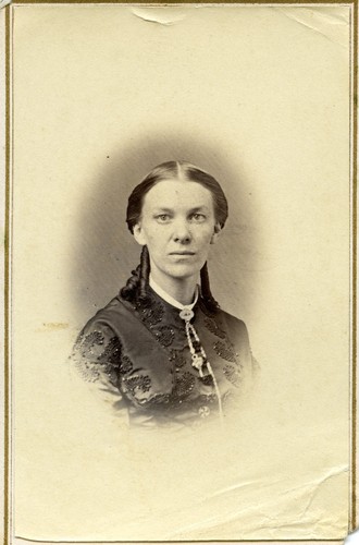 Unidentified woman associated with James A. Clayton