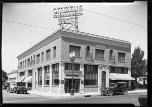 Citizens Trust & Savings branch at Western Avenue & Virginia Avenue, Los Angeles, CA, 1927
