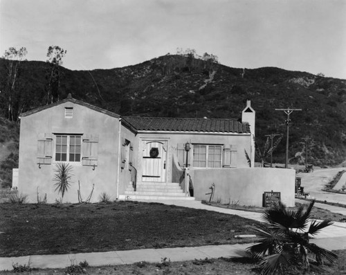 Home on Hill Dr. and Vincent Ave., Eagle Rock