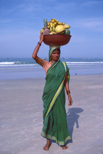 Woman selling fruit