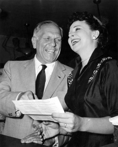 Governor Knight and Virginia Carlson