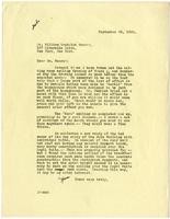 Letter from Julia Morgan to William Randolph Hearst, September 28, 1922
