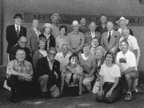 Group portrait of Mill Valley mayors on Memorial Day, 2000