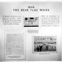 1846 Bear Flag display