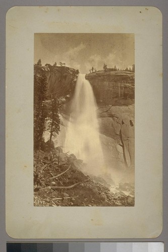 Nevada Fall. 700 ft. 349. [Photograph by George Fiske, Yosemite Valley.]