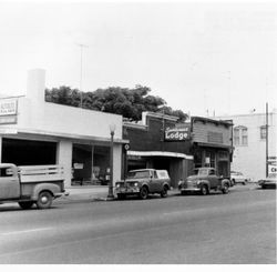 West side of Healdsburg Ave. south of Matheson Street, Healdsburg, California, 1965