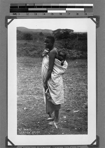 Freed slave woman with a baby, Rungwe, Tanzania, 1894