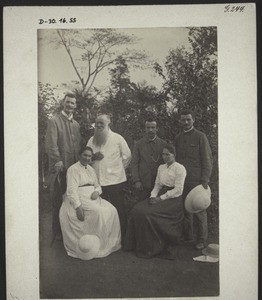 Missionaries in Kumase. Colporteur Smith, the missionaries Ramseyer, Epting, O. Schultze