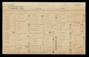 WPA household census for 832 S GRAND AVENUE, Los Angeles