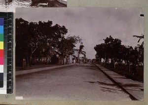 View along street, Toamasina, Madagascar, ca. 1910