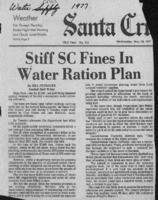 Stiff SC Fines in Water Ration Plan