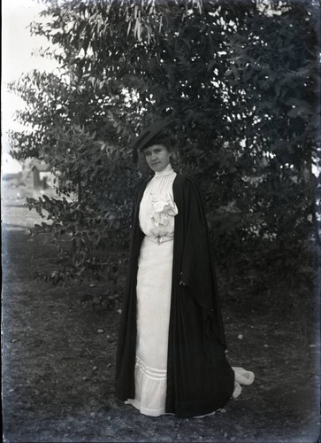 Alice Marston in cap and gown