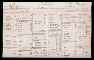 WPA household census for 612 E 75TH STREET, Los Angeles County