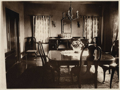Interior of the Kennedy home at 329 Twenty-third Street in Santa Monica, Calif