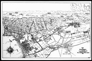 Map of Santa Monica and vicinity as it appeared in 1891, 1935