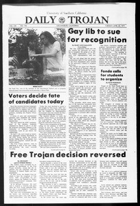Daily Trojan, Vol. 62, No. 106, April 20, 1971