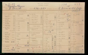 WPA household census for 236 S GRAND AVENUE, Los Angeles