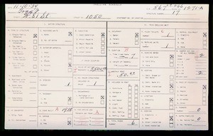 WPA household census for 1050 W 81 ST, Los Angeles County