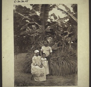 Christian african family in Cameroon