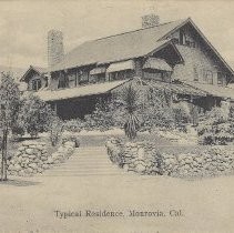 Typical House, Monrovia, Cal