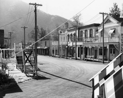 "Old West" set facades at Warner Bros. Studios