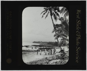 Children on sea shore, Negros Oriental, Philippines, 1932