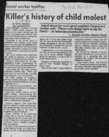 Killer's history of child molest