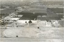 Aerial Photograph Santa Clara County Fairgrounds Racetrack