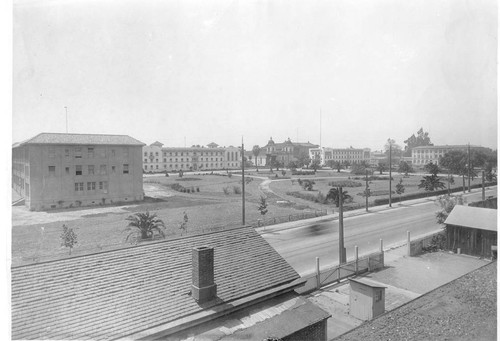 Santa Clara Campus across the Alameda, ca. 1925
