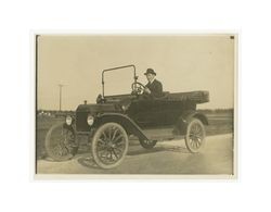 Man in Ford Model-T
