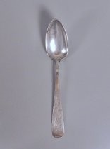 Silverplate serving spoon