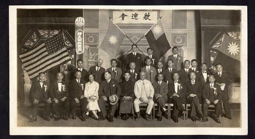 Mei Lan-fang with Mayor Rolph at a 1930 civic reception in San Francisco /