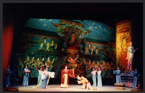 Yingniang in the Tung Kuan temple grottoes on the Silk Road performed by the Silk Road Art Troupe /