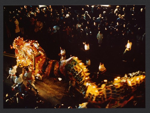 Gum Lung, the golden dragon of Chinatown is the star of San Francisco's Chinese New Year festival /