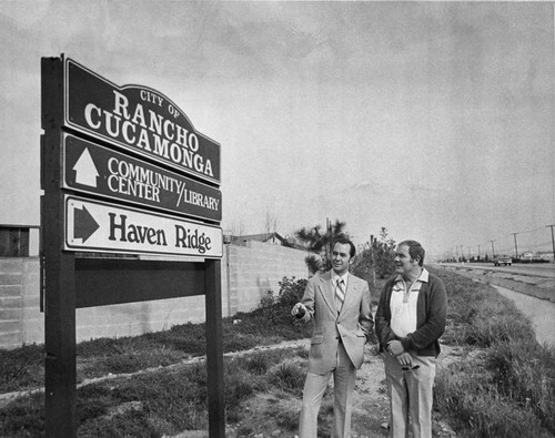 Photograph of Jim Frost and developer