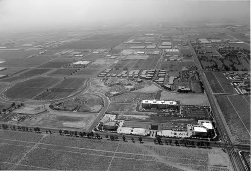 Aerial photograph from Fire Department