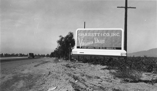 Photograph of Virginia Dare Winery sign