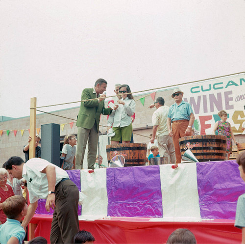 Color Slide of Historic Cucamonga Grape Festival - Regina Winery