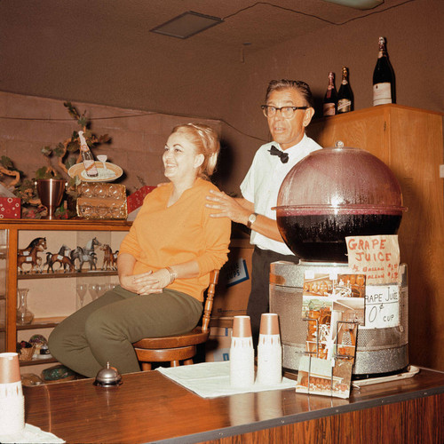 Color Slide of Historic Cucamonga Grape Festival - Regina Winery