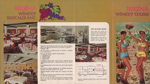 Regina winery tours brochure